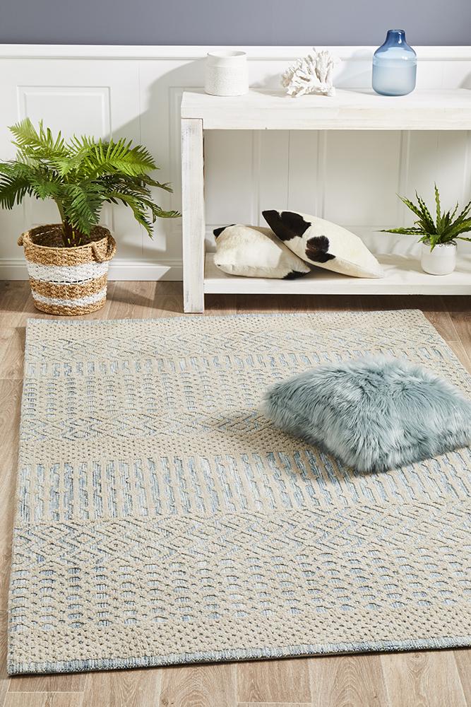 Demre Blue Transitional Rug