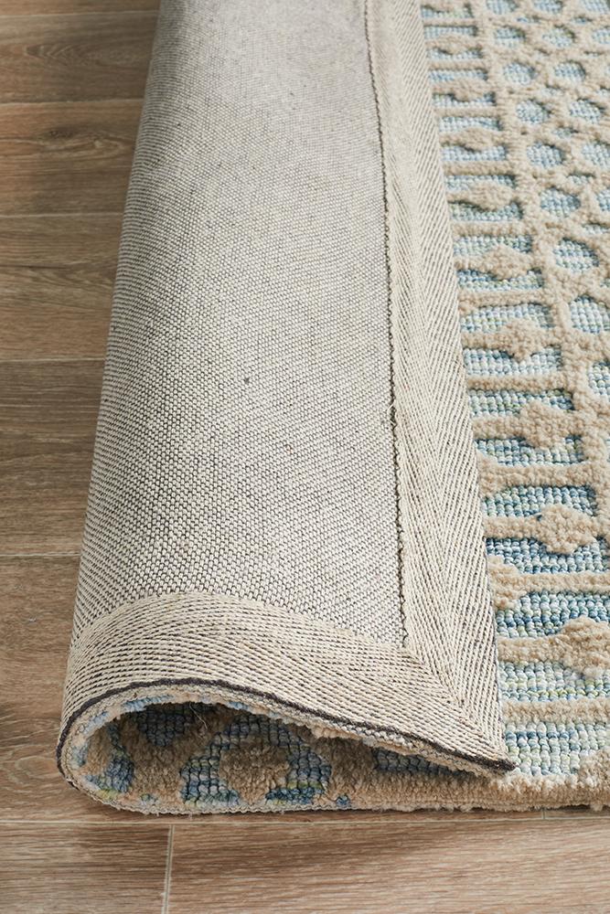 Demre Blue Transitional Rug