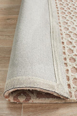 Demre Peach Ivory Transitional Rug