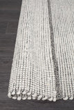 Attic Stunning Wool Black Rug - Lost Design Society