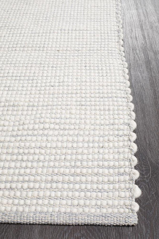 Attic Stunning Wool Grey Rug - Lost Design Society