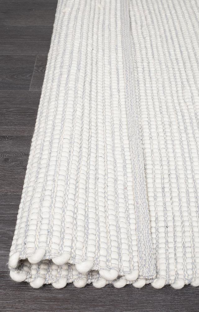 Attic Stunning Wool Grey Rug - Lost Design Society