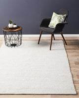 Attic Stunning Wool Grey Rug - Lost Design Society