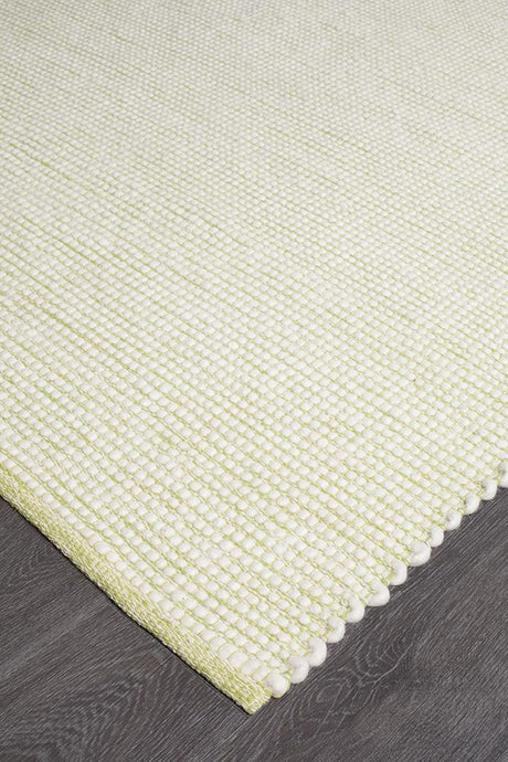 Attic Stunning Wool Pistachio Rug - Lost Design Society