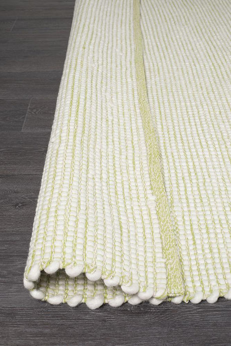 Attic Stunning Wool Pistachio Rug - Lost Design Society