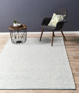 Attic Stunning Wool Turquoise Rug - Lost Design Society