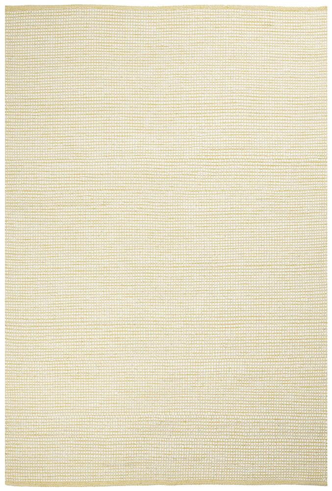 Attic Stunning Wool Yellow Rug - Lost Design Society