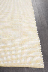 Attic Stunning Wool Yellow Rug - Lost Design Society