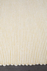 Attic Stunning Wool Yellow Rug - Lost Design Society