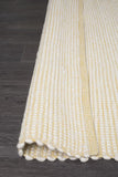 Attic Stunning Wool Yellow Rug - Lost Design Society