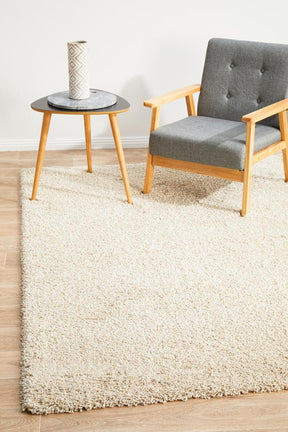 Bayou Cream Shag Rug - Lost Design Society