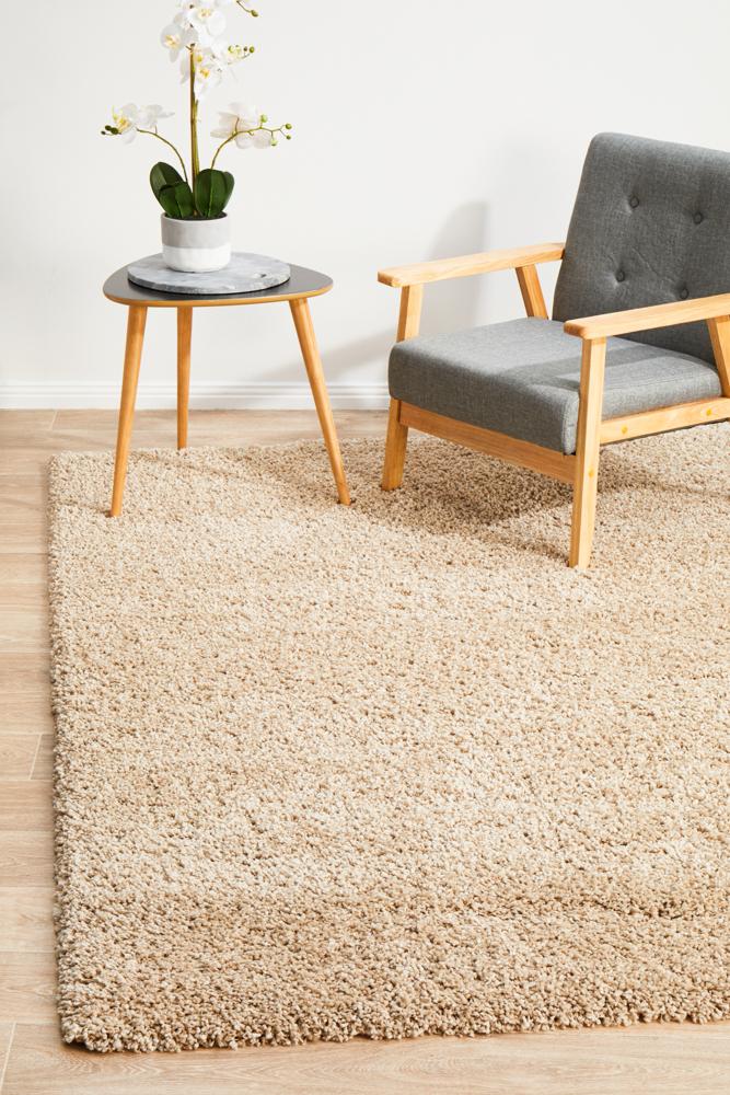 Bayou Linen Shag Rug