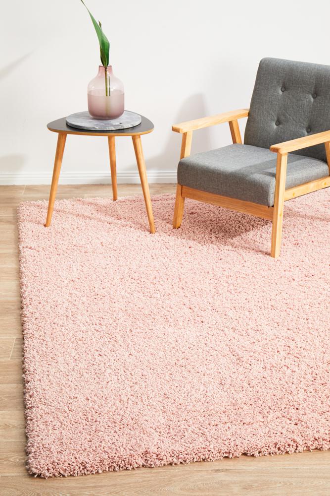 Bayou Pink Shag Rug