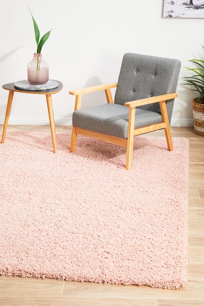 Bayou Pink Shag Rug