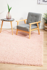 Bayou Pink Shag Rug