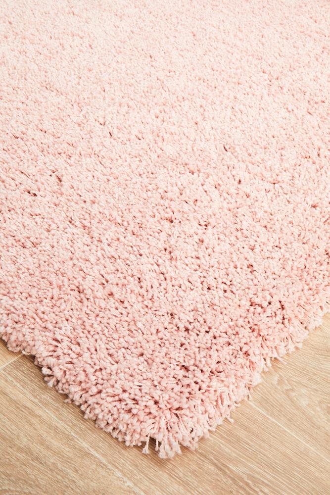 Bayou Pink Shag Rug