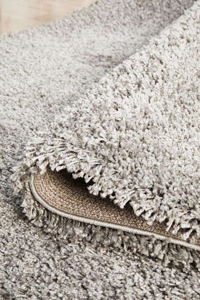 Bayou Silver Shag Rug