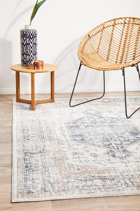 Lymbeth Blue Transitional Rug