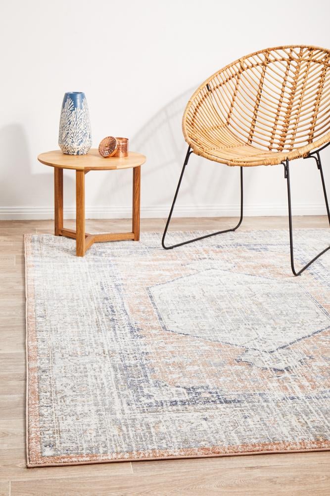 Lymbeth Peach Transitional Rug