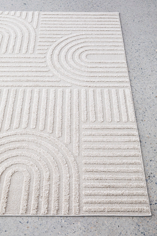 Astrid Natural Arch Pattern Rug – Lost Design Society