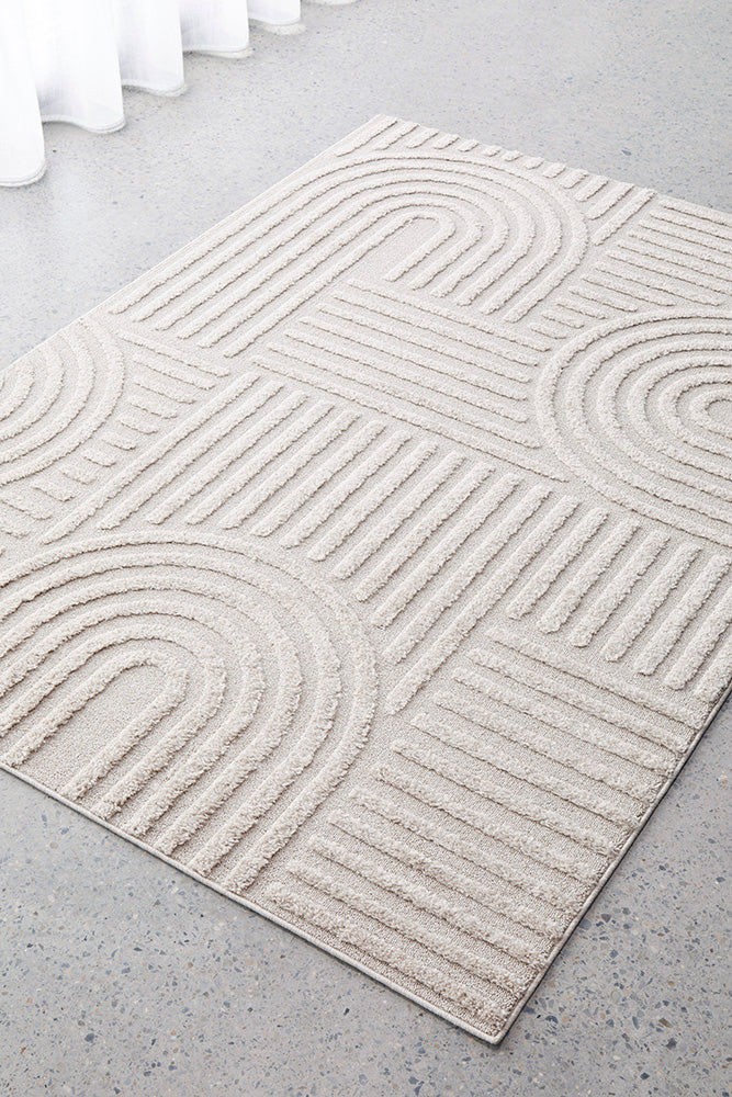 Astrid Natural Arch Pattern Rug – Lost Design Society