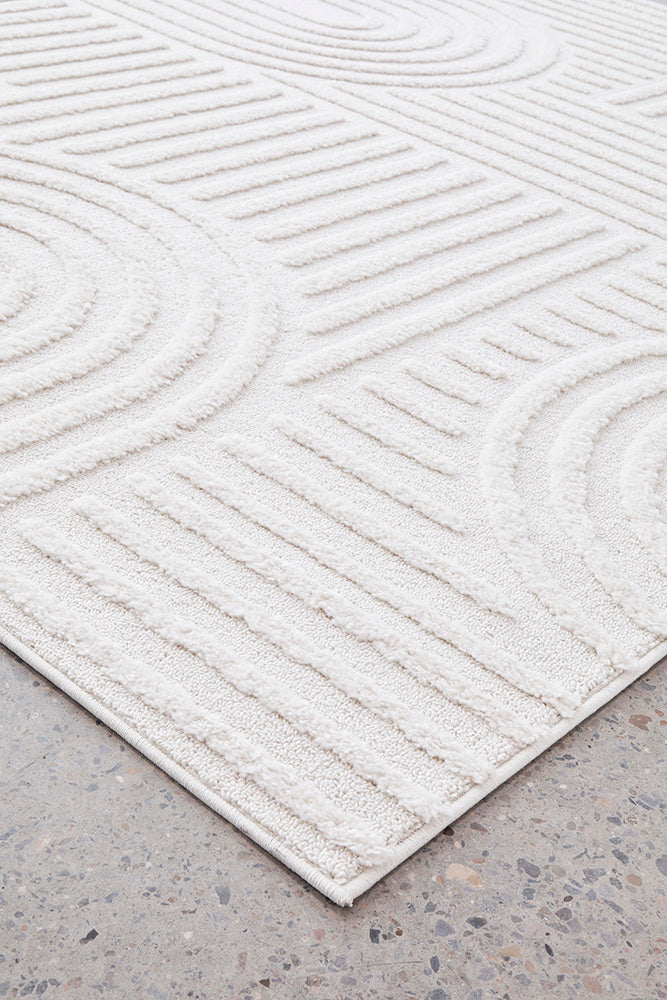 Astrid Off-White Arch Pattern Rug – Lost Design Society