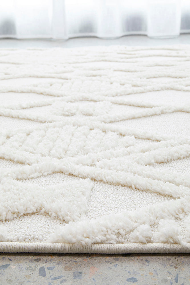 Astrid Liya Off-White Texture Rug – Lost Design Society