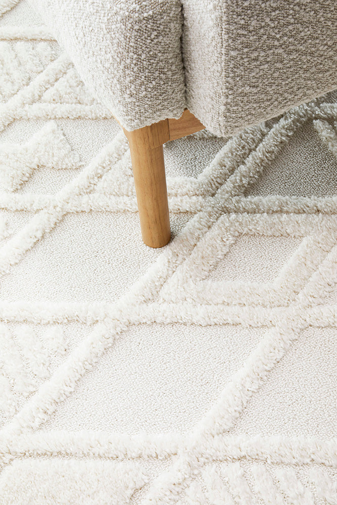 Off White Textured Rug Astrid Liya Off-White Texture Rug – Lost Design Society