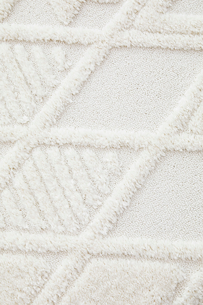 Off White Textured Rug Astrid Liya Off-White Texture Rug – Lost Design Society