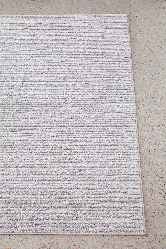 Astrid Zuri Silver Texture Rug – Lost Design Society