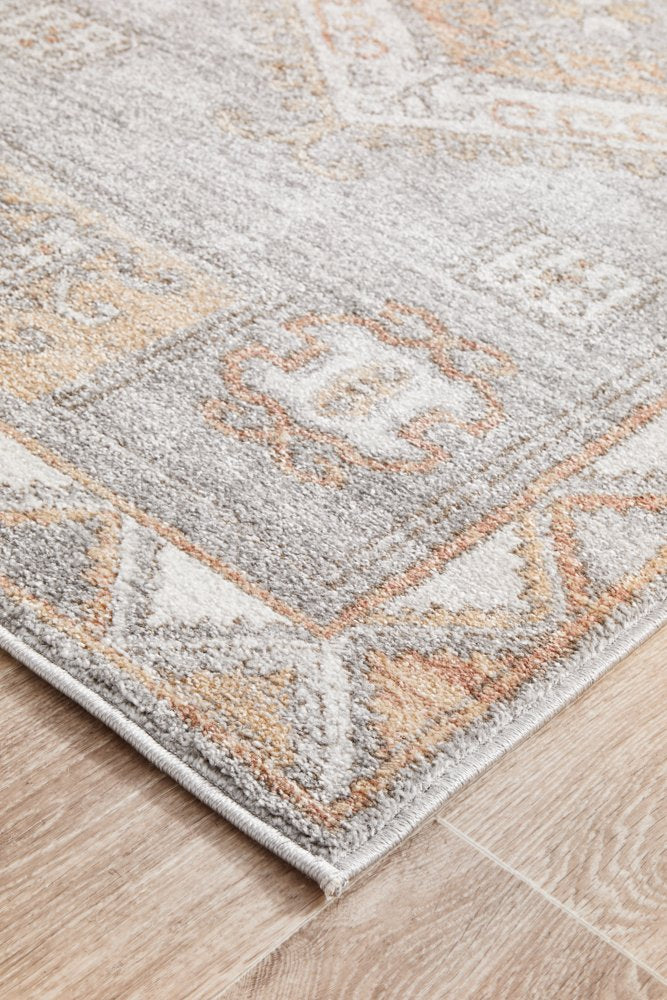 Lymbeth Grey Transitional Rug