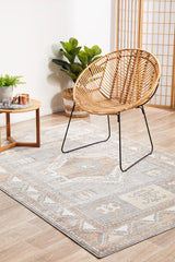 Lymbeth Grey Transitional Rug