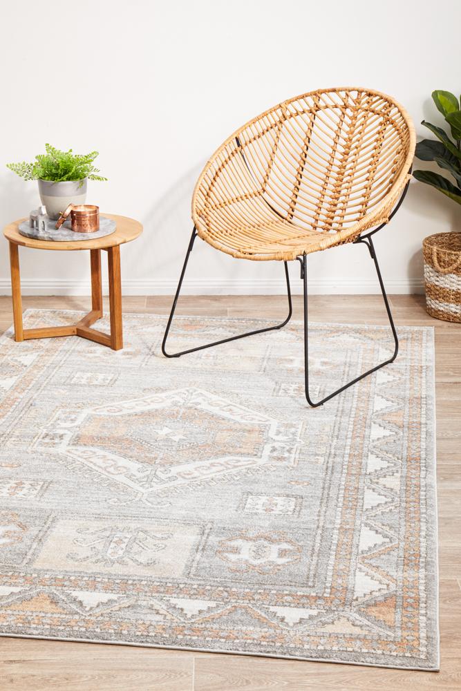 Lymbeth Grey Transitional Rug