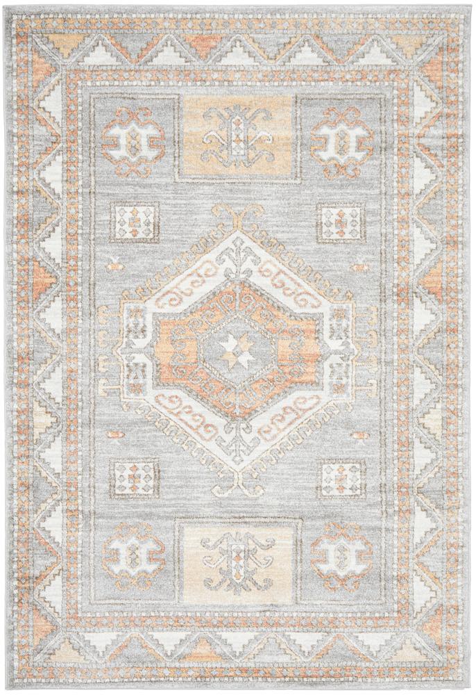 Lymbeth Grey Transitional Rug