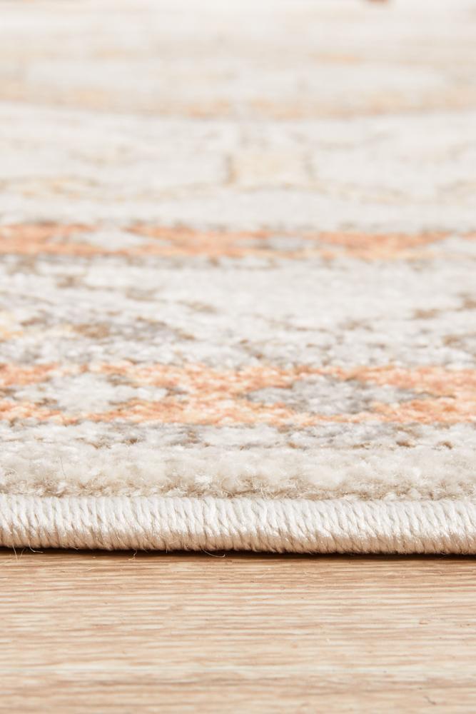 Lymbeth Natural Transitional Round Rug