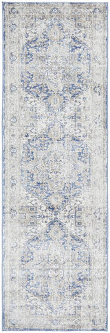 Lymbeth Ocean Blue Transitional Rug