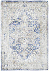 Lymbeth Ocean Blue Transitional Rug