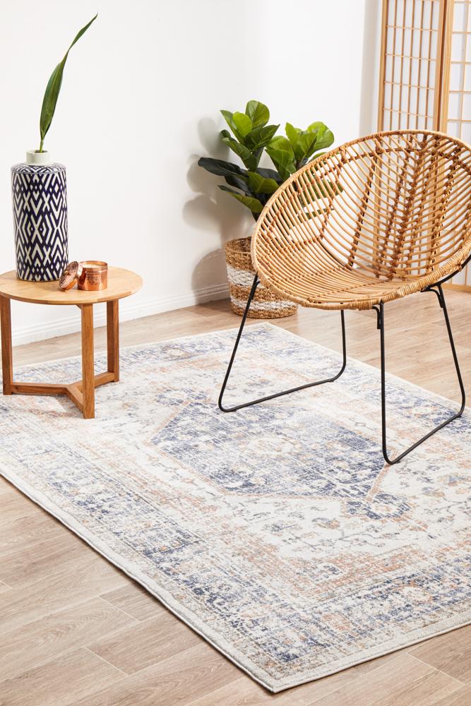 Lymbeth Blue Transitional Rug