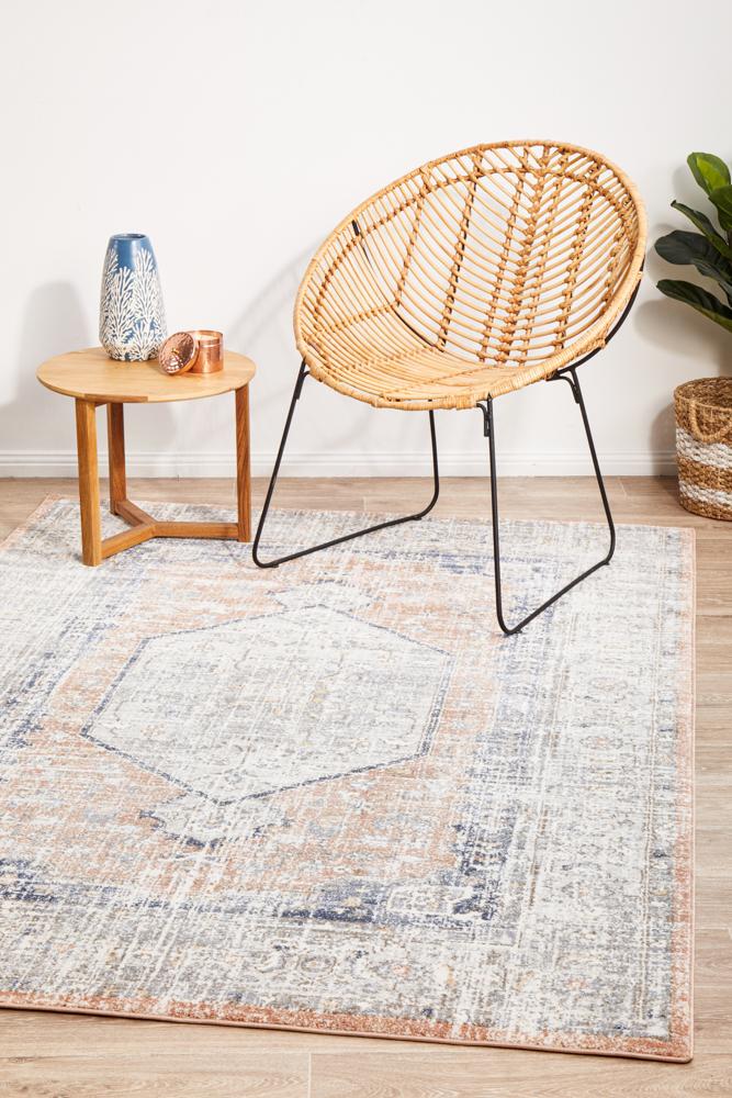 Lymbeth Peach Transitional Rug