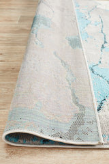 Cosmo Blue and Grey Transitional Rug