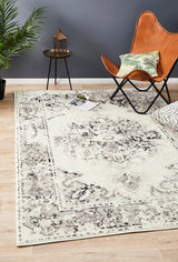 Cosmo Nova Black and White Transitional Rug