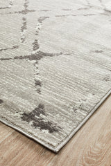 Cosmo Diamond Silver Transitional Rug