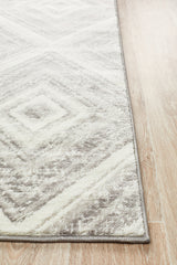 Cosmo Penrose Silver Transitional Rug