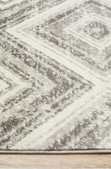 Cosmo Penrose Silver Transitional Rug