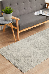 Zelda Silver Grey Transitional Rug