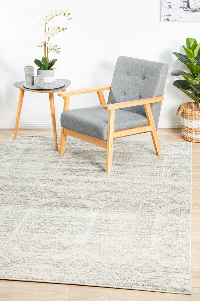 Zelda Silver Grey Transitional Rug