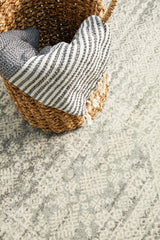 Zelda Silver Grey Transitional Rug