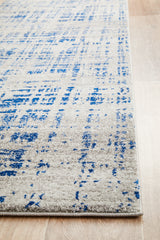 Ashley Abstract Modern Blue Grey Transitional Rug