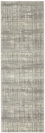 Ashley Abstract Modern Silver Grey Transitional Rug