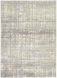 Ashley Abstract Modern Silver Grey Transitional Rug